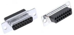 D-SUB BUSCHE, 15-POLIGE LÖTKELCH, CRIMPGEHÄUSE