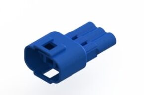 STECKVERBINDER GEHÄUSE, BLAU, MÄNNLICH, 3 KONTAKTE