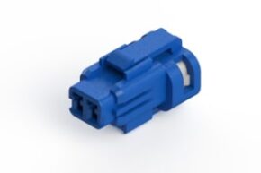 STIFTGEHÄUSE, WEISS, MÄNNLICH, 2 KONTAKTE