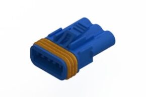 STECKVERBINDER GEHÄUSE, BLAU, WEIBLICH, 3 KONTAKTE