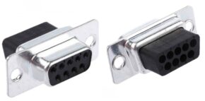 D-SUB BUSCHE, 9-POLIGE LÖTKELCH, CRIMPGEHÄUSE