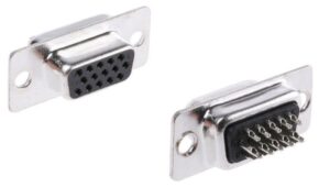 D-SUB BUCHSE, HOHE KONTAKTDICHTE, 15-POLIGER