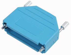 D-SUB HAUBEN-KIT, 25 POSITIONEN, KUNSTSTOFF BLAU
