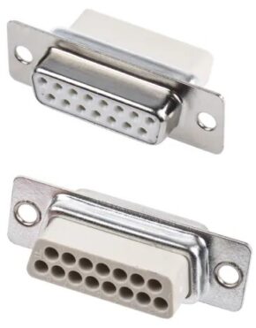 D-SUB BUSCHE, 15-POLIGER, CRIMPGEHÄUSE