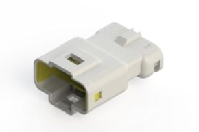 STECKVERBINDER GEHÄUSE, WEISS, male, 5 KONTAKTE