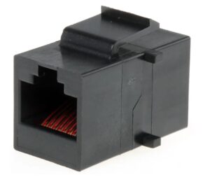 RJ45 CAT3 DURCHGANGSADAPTER UNGESCHIRMT