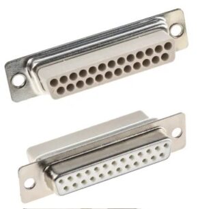 D-SUB BUSCHE, 25-POLIGER, CRIMPGEHÄUSE