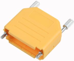 D-SUB HAUBEN-KIT, 15 POSITIONEN, KUNSTSTOFF GELB