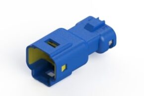 STECKVERBINDER GEHÄUSE, BLAU, MÄNNLICH, 3 KONTAKTE