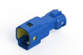 STIFTGEHÄUSE, WEISS, MÄNNLICH, 2 KONTAKTE