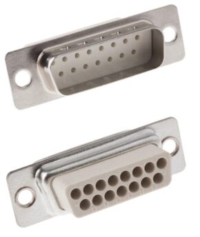 D-SUB-STECKVERBINDER, 15-POLIGER STECKER