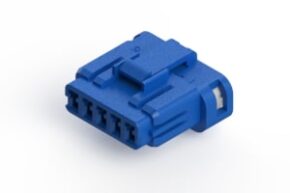 STECKVERBINDER GEHÄUSE, BLAU, BUCHSE, 5 KONTAKTE