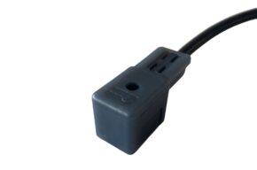 umspritzter Magnetventilstecker Bauform B Länge=3 m, PVC H05VV-F