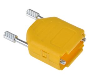 D-SUB HAUBEN-KIT, 9 POSITIONEN, KUNSTSTOFF GELB