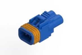 STECKVERBINDER GEHÄUSE, BLAU, BUCHSE, 2 KONTAKTE