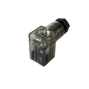 Magnetventilstecker Bauform C P8, 2+PE, PG7 mit LED