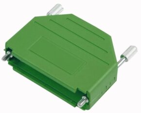 D-SUB HAUBEN-KIT, 25 POSITIONEN, KUNSTSTOFF GRÜN